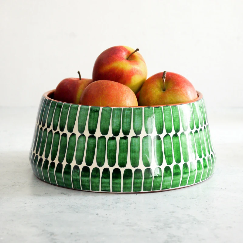 Cuenco grande Dash verde, Ø 23 cm