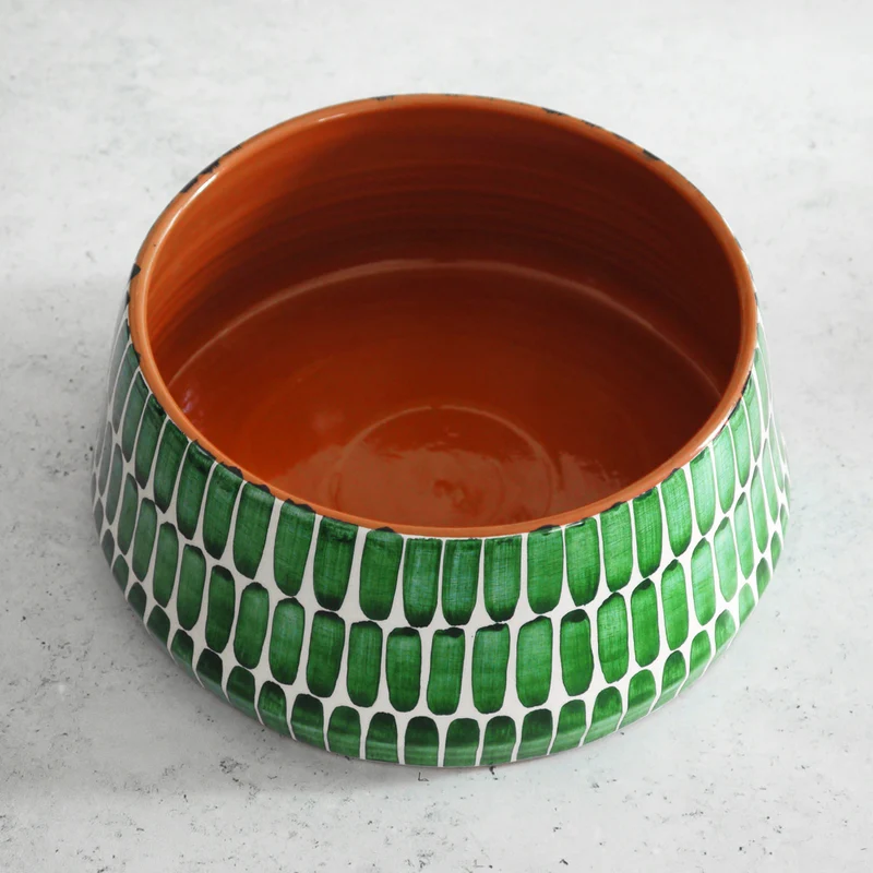 Cuenco grande Dash verde, Ø 23 cm