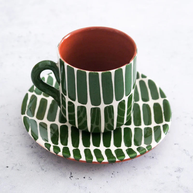 Taza y Plato de Espresso Dash