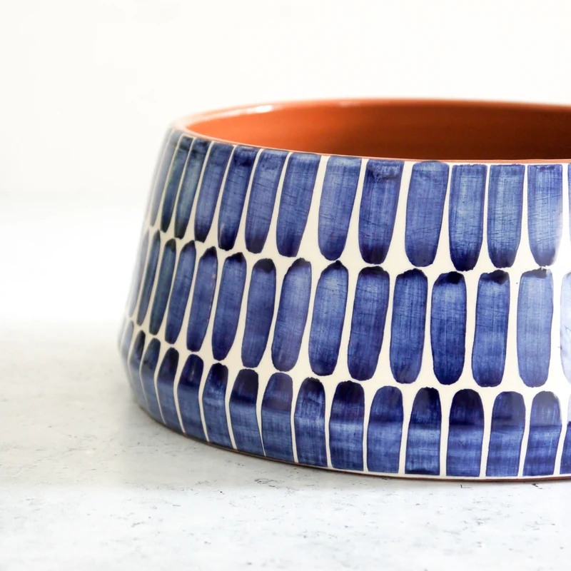 Cuenco grande Dash azul, Ø 23 cm