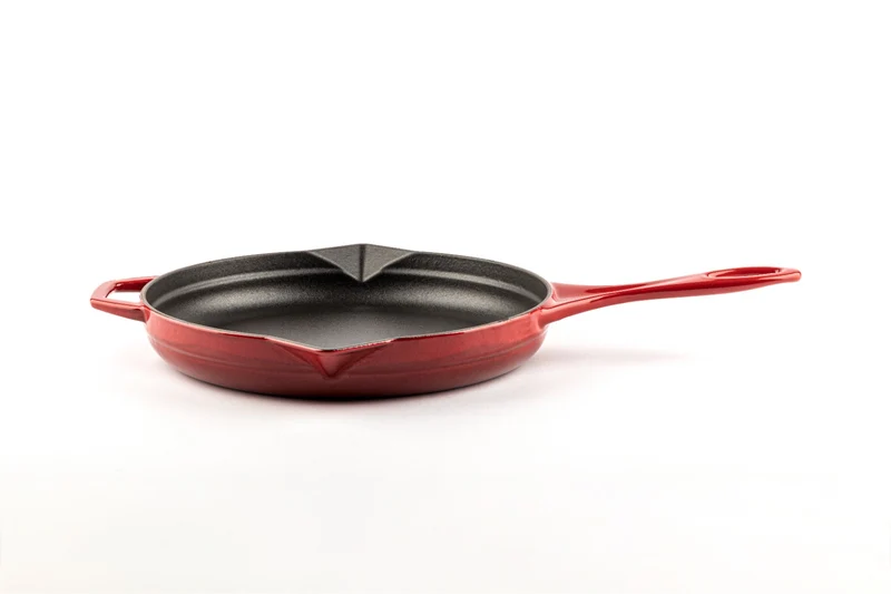 Sartén Hierro Fundido Skillet Hosse Roja | 24 y 28 cm