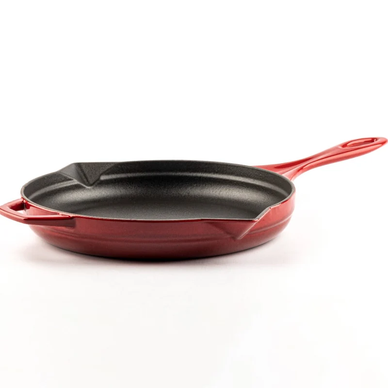 Sartén Hierro Fundido Skillet Hosse Roja | 24 y 28 cm