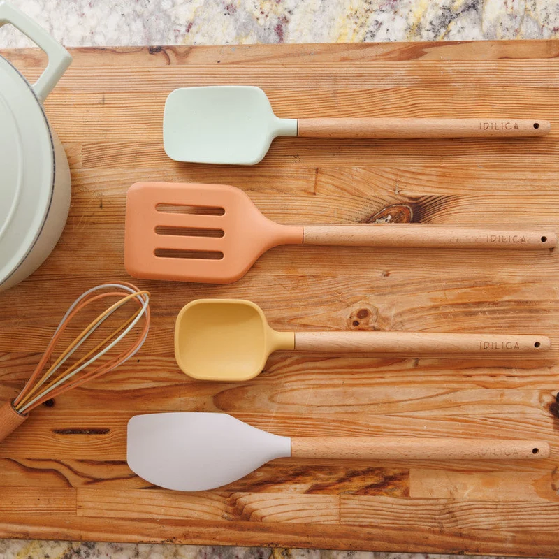 Juego de 5 utensilios de silicona KitchenCraft Idilica