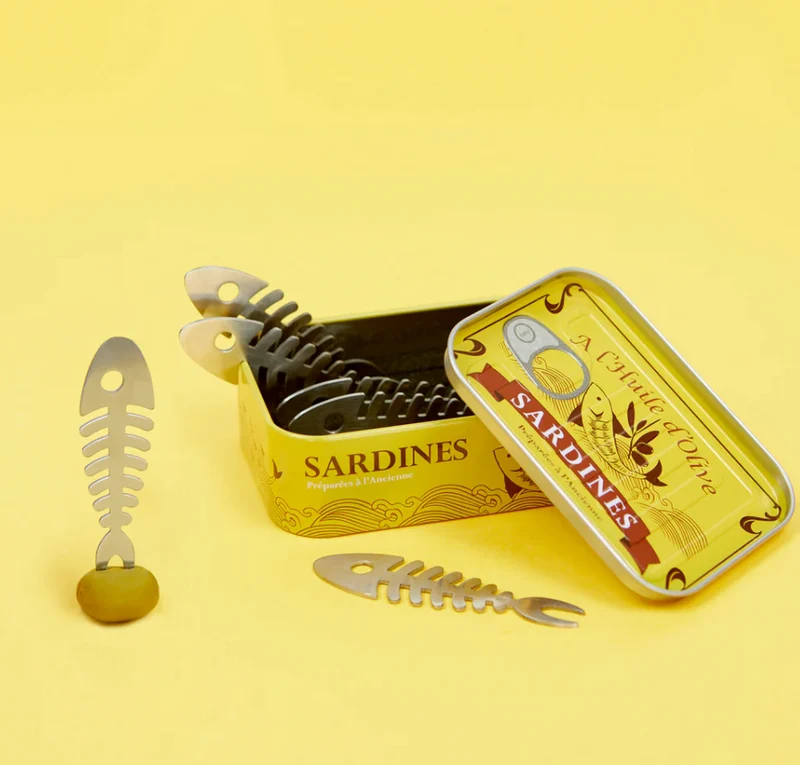 Tenedores para aperitivos Conserverie Sardinas