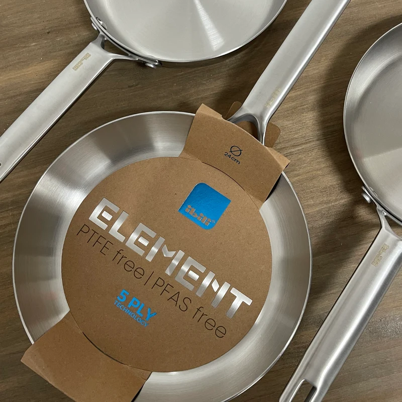 Sartén Acero Inoxidable 5PLY Element Ibili - Tecnología 5 Capas Inducción
