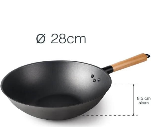 Wok de cocina 28 Cms Rustic de Lacor