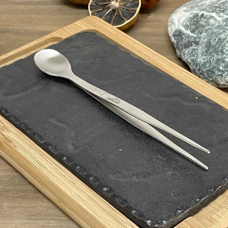 Pinza de Precisión con Cuchara Lacor 17cm - Acero Inoxidable