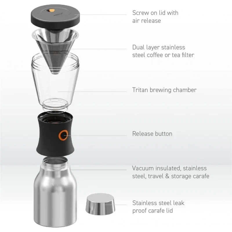 Asobu Cold Brew cafetera de goteo en frio