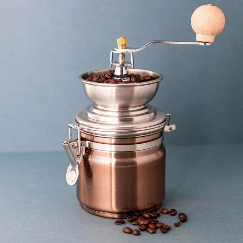 Molinillo para cafe cobre