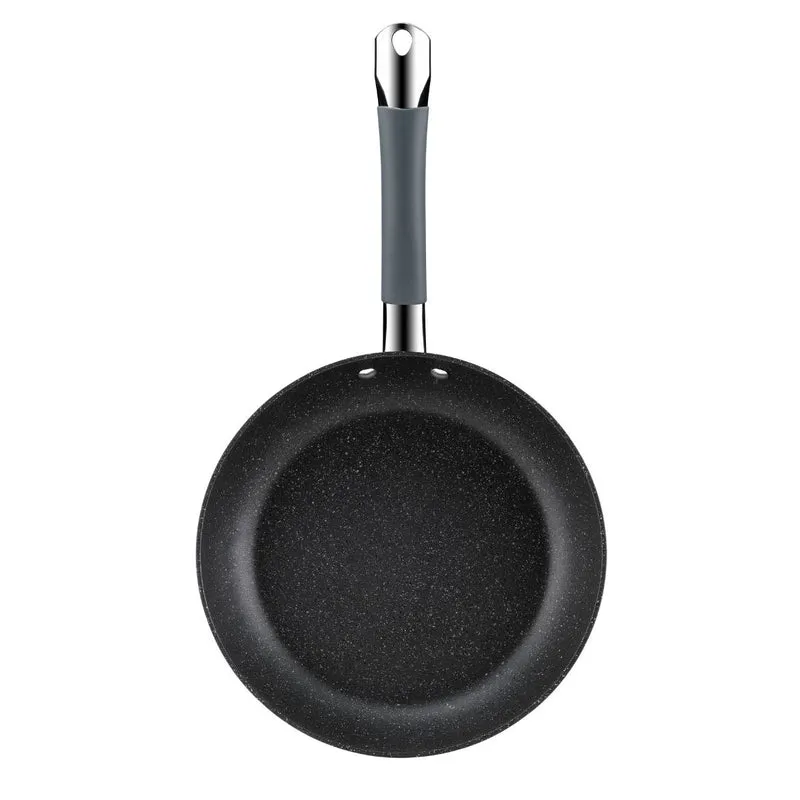 Set de 3 sartenes 20-24-28 cm aluminio forjado con mango de silicona Master