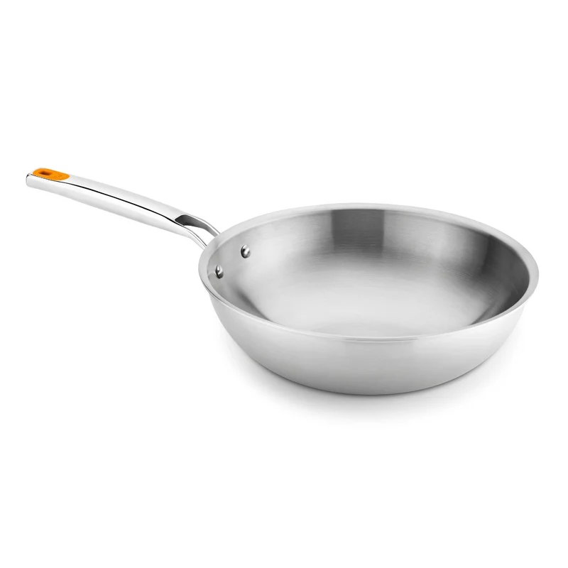 Wok de acero inoxidable sin antiadherente Efficient Inox 28 cm