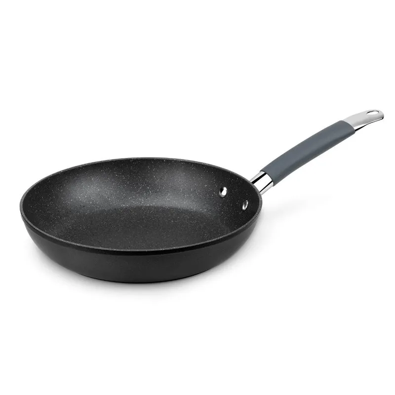 Sartén de aluminio forjado con mango de silicona Bra Master