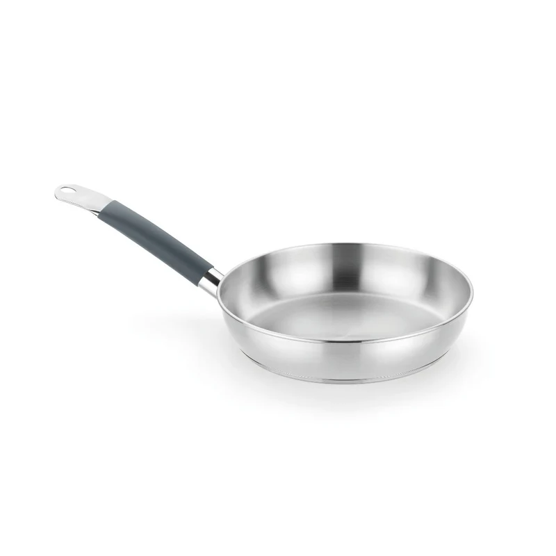 Set de 2 sartenes acero inoxidable sin antiadherente Master 24-28 cm
