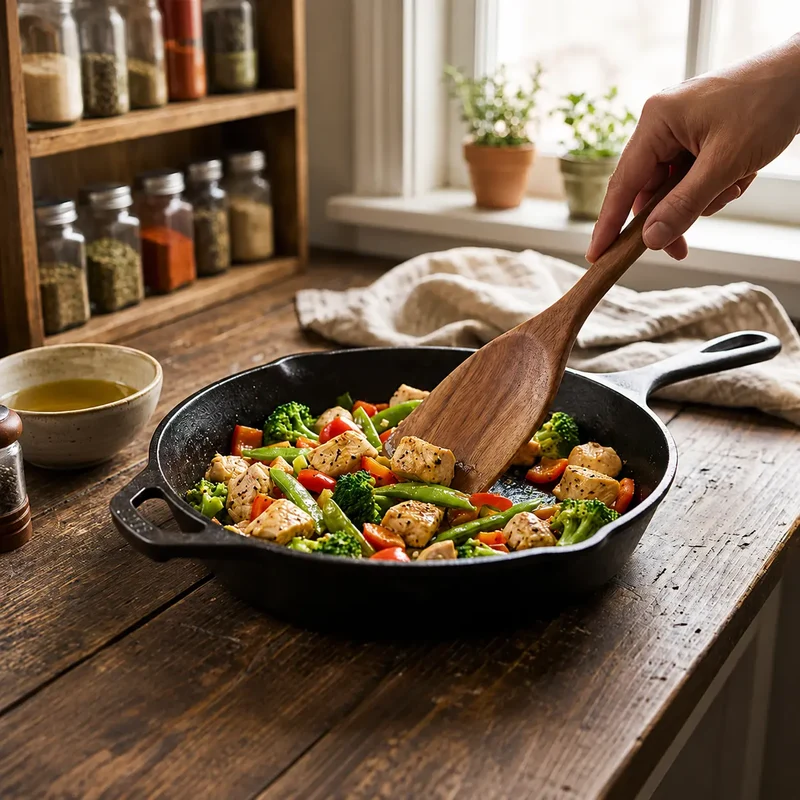 UTENSILIO SET 3 ACACIA 6,2X2X30,5 NATURAL
