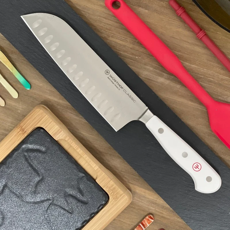 Cuchillo Santoku Classic White Wusthof