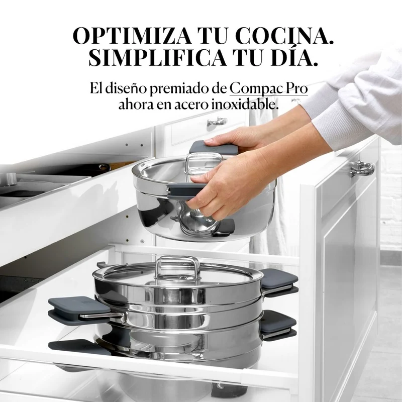 Set de cocina 5 piezas Compac Inox
