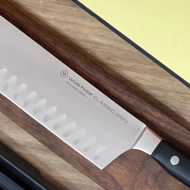 Cuchillo Nakiri wusthof 17 cms ikon classic