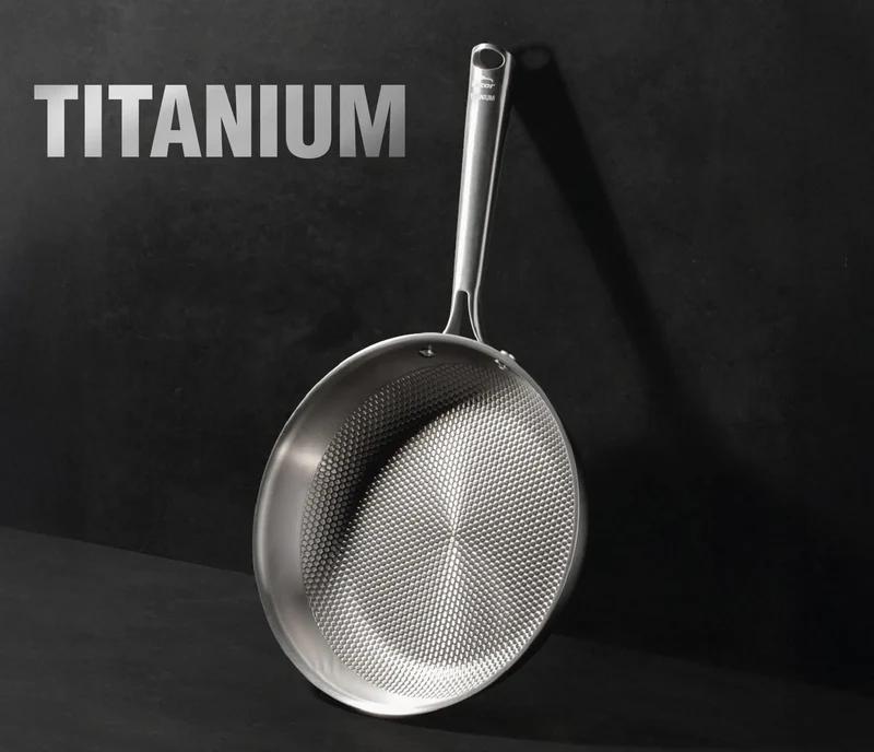 Sartén Titanium Lacor — Titanio Puro 100% | TitanGrill Sin PFAS | 3 Capas
