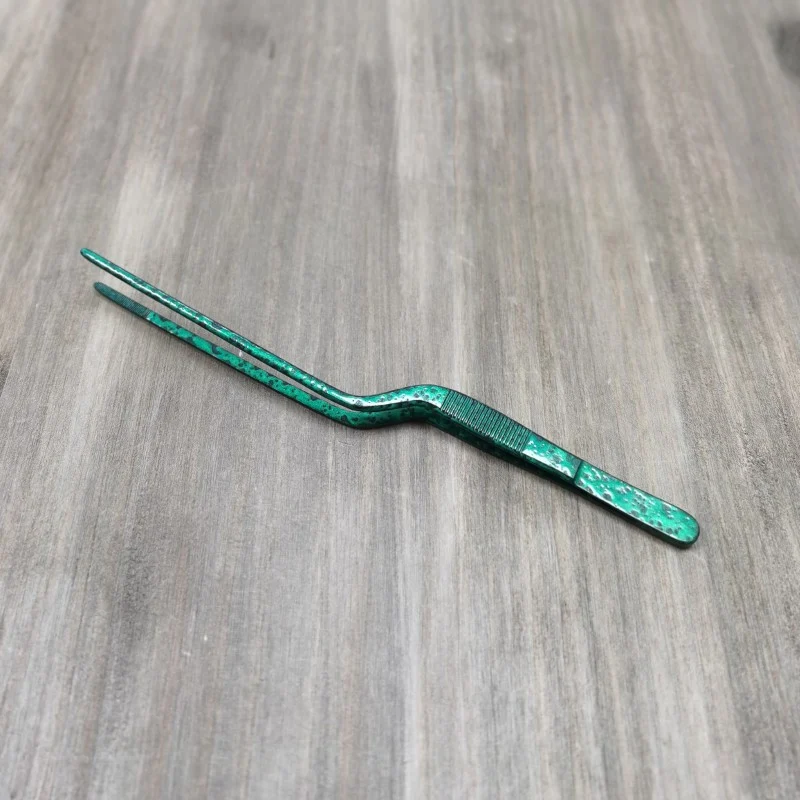 Pinza de emplatar green texture