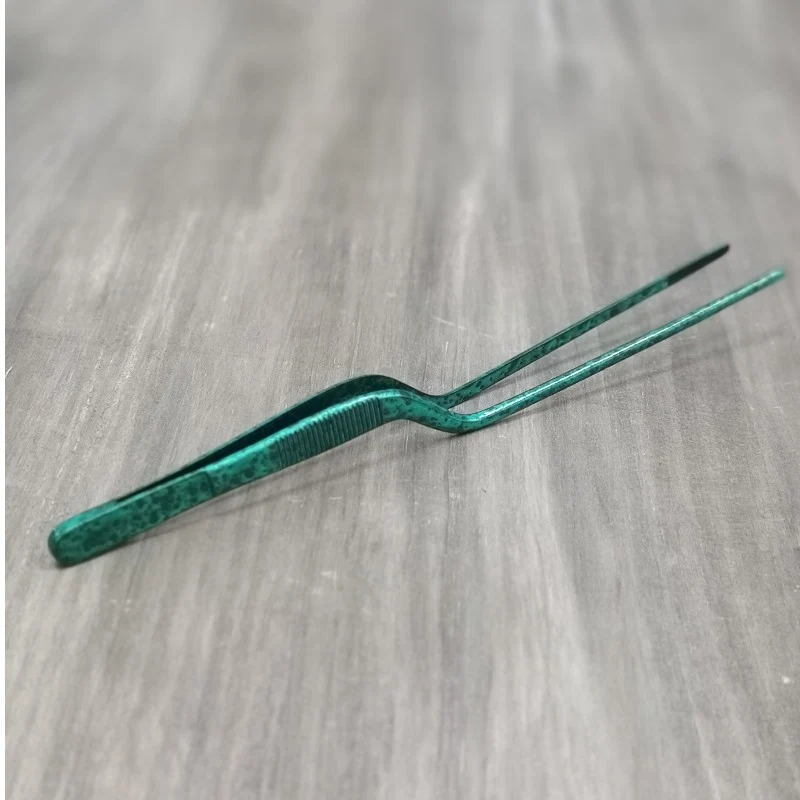 Pinza de emplatar green texture