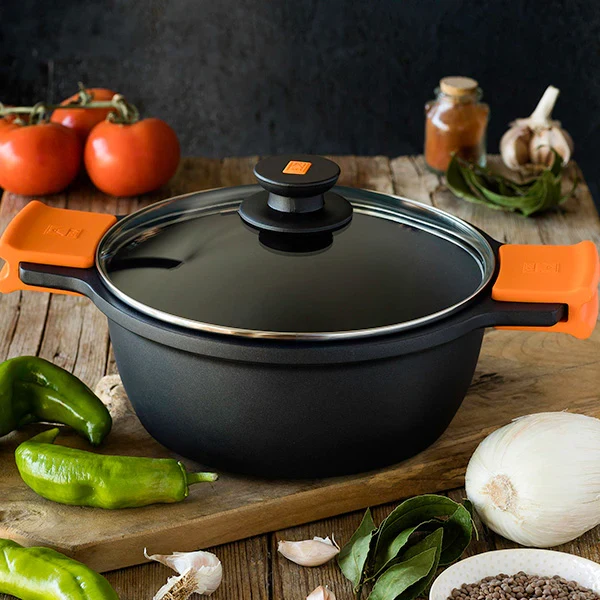 Batería de cocina 6 piezas Efficient con parrilla