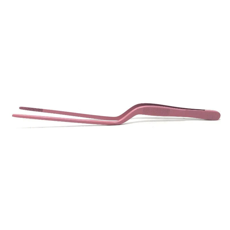 Pinza de Emplatar Profesional Rosa Mate 20cm | Acero Inoxidable