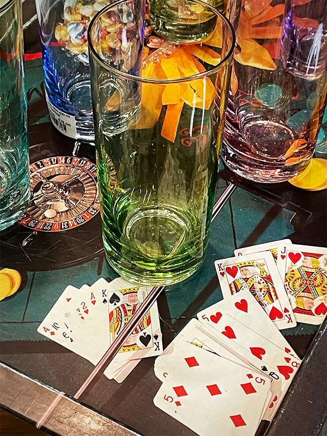 Bandeja de Servir 'Roulette' - Vintage