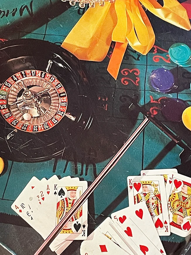 Bandeja de Servir 'Roulette' - Vintage