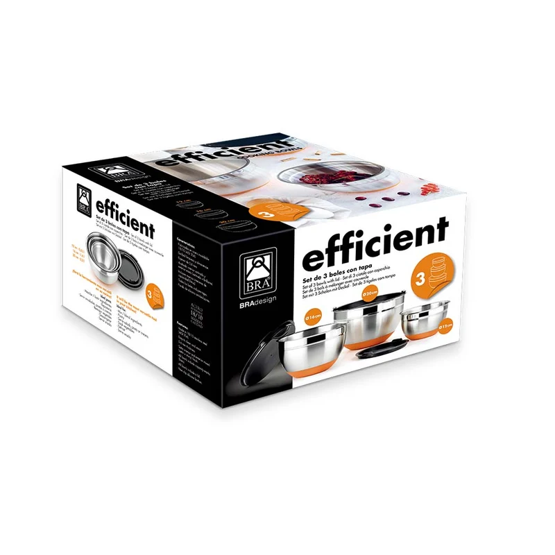 Set de boles Acero Inoxidable Efficient