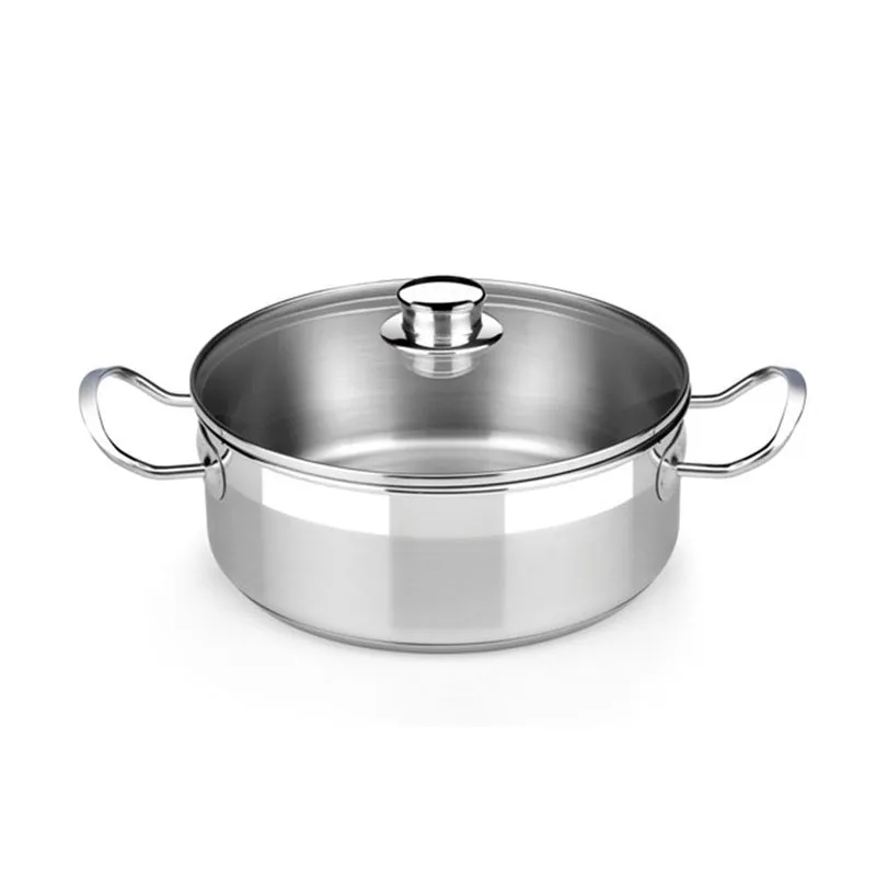Batería de cocina 9 piezas con rustidera acero inoxidable sin antiadherente Profesional