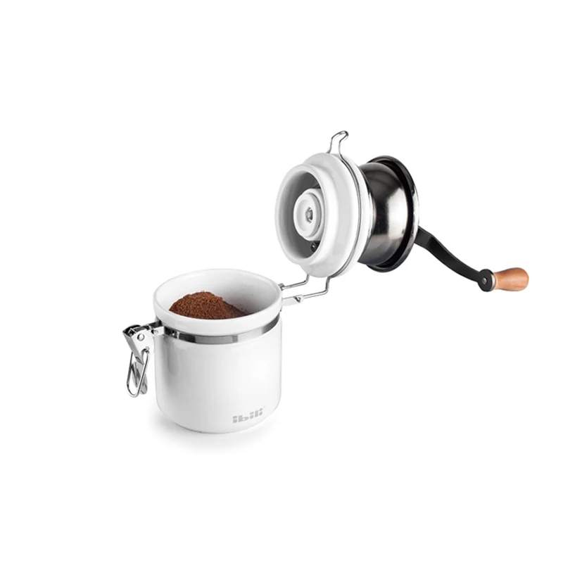 Molinillo de Café Manual Barista – Cerámica y Madera
