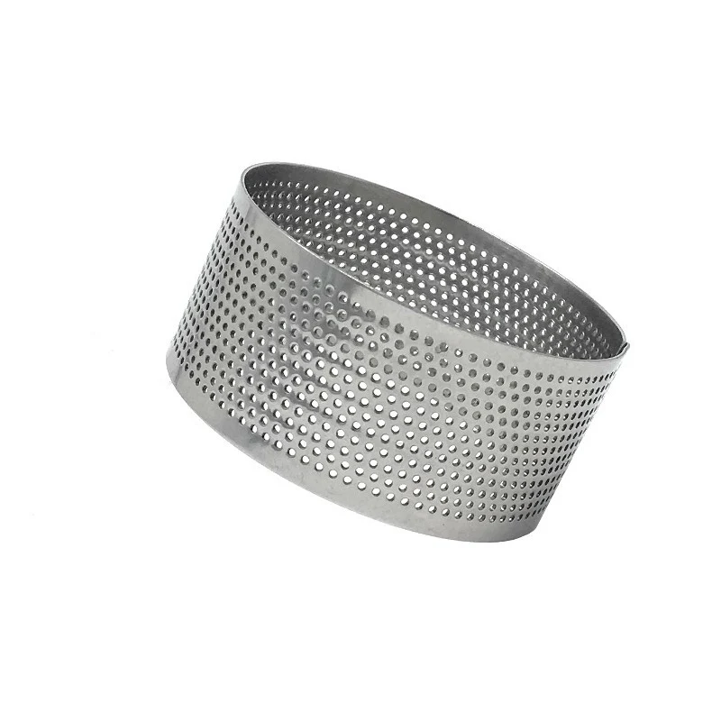 Aro redondo perforado 7 x 3.5 Cms