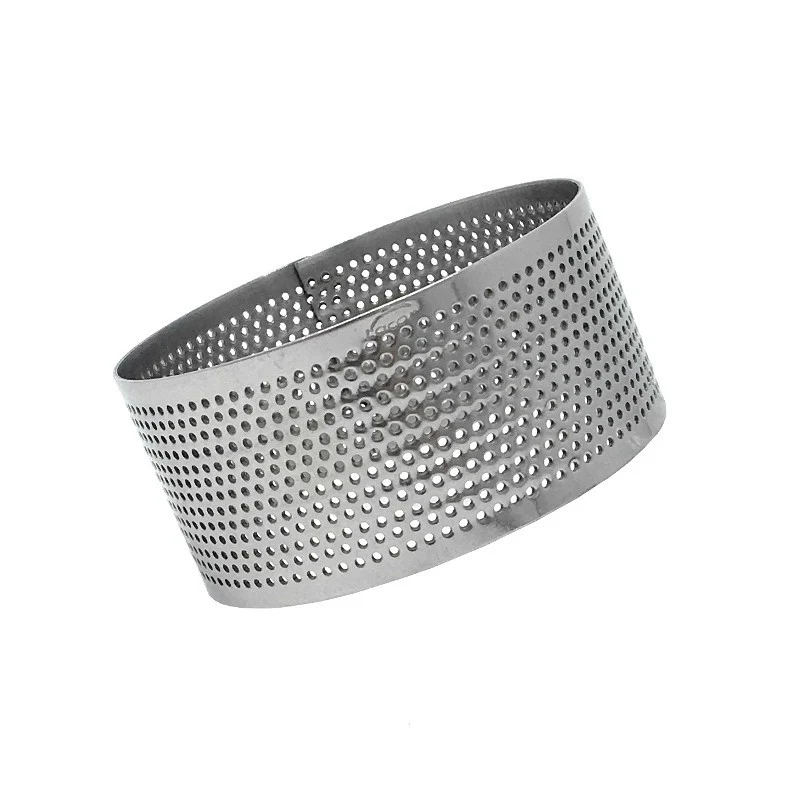 Aro redondo perforado 7 x 3.5 Cms