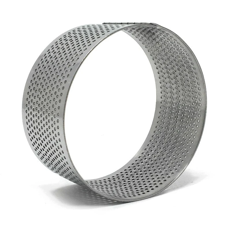 Aro redondo perforado 7 x 3.5 Cms