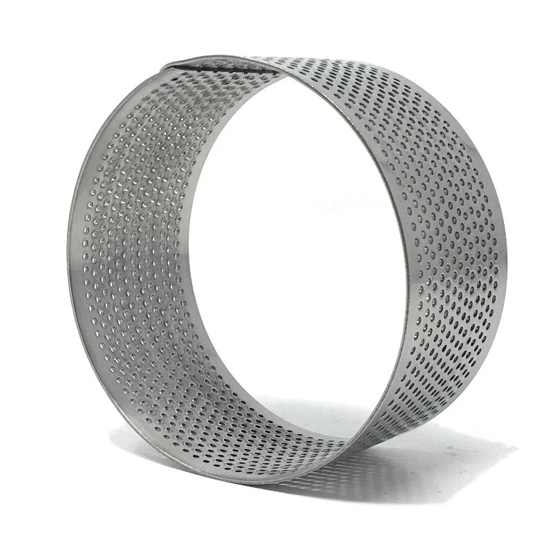 Aro redondo perforado 7 x 3.5 Cms