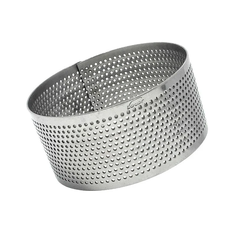 Aro redondo perforado 7 x 3.5 Cms