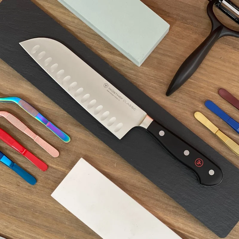 Cuchillo Santoku Wusthof Classic 14 y 17 Cms
