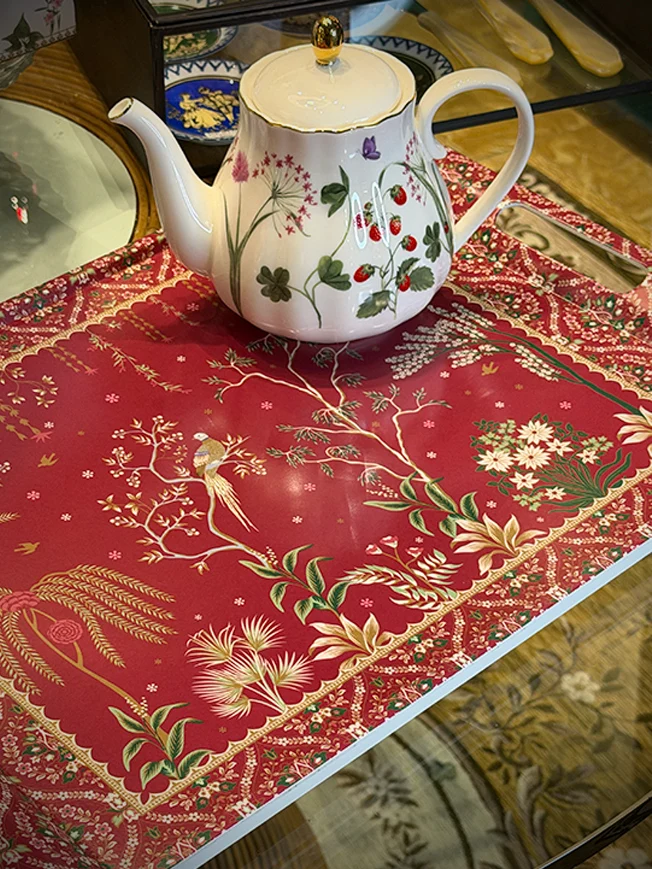 Bandeja Rectangular Grande 'Eclectic Chic' - 49x34 cm