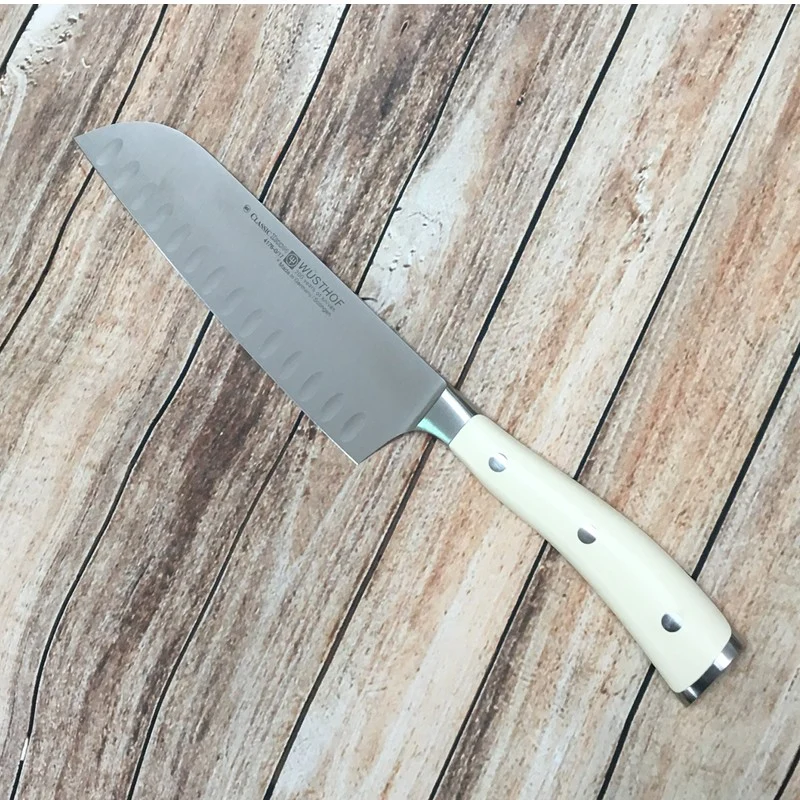 Cuchillo Santoku Wusthof Ikon Creme