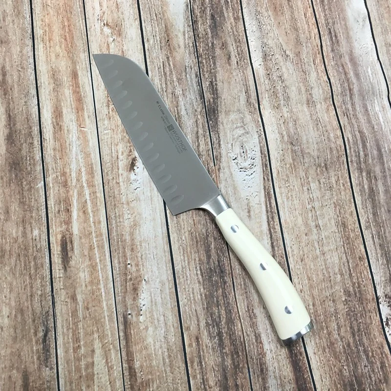 Cuchillo Santoku Wusthof Ikon Creme
