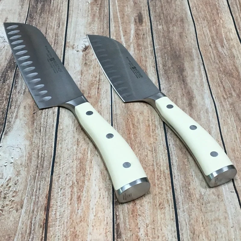 Cuchillo Santoku Wusthof Ikon Creme
