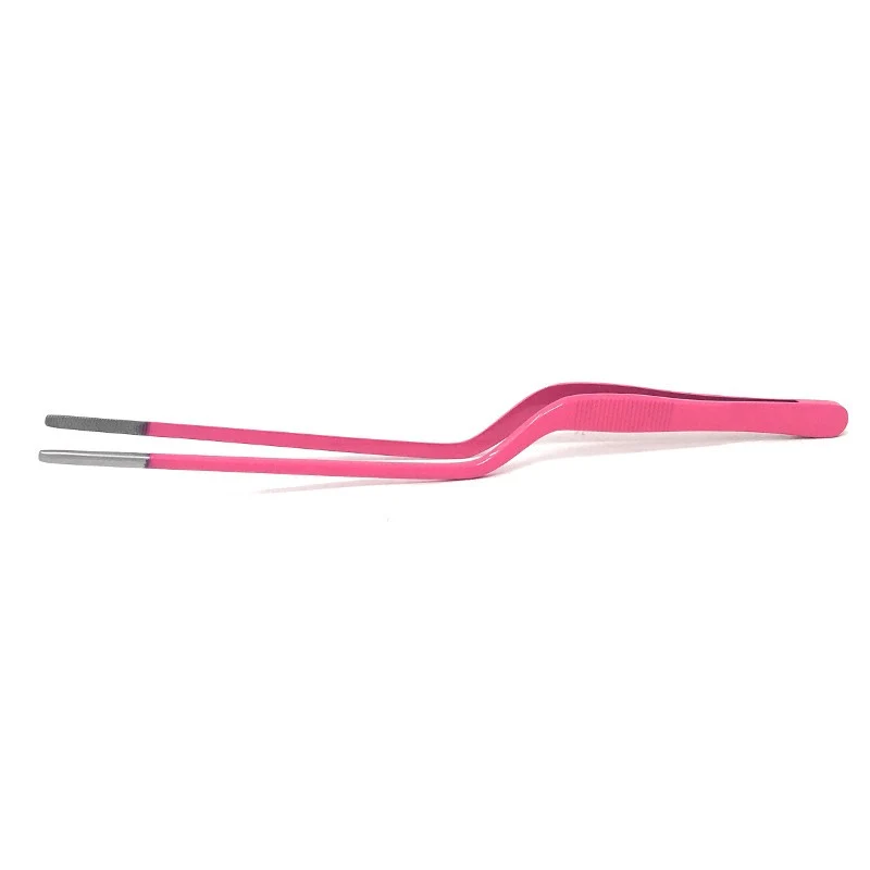 Pinza de Emplatar Profesional Rosa 20cm | Acero Inoxidable