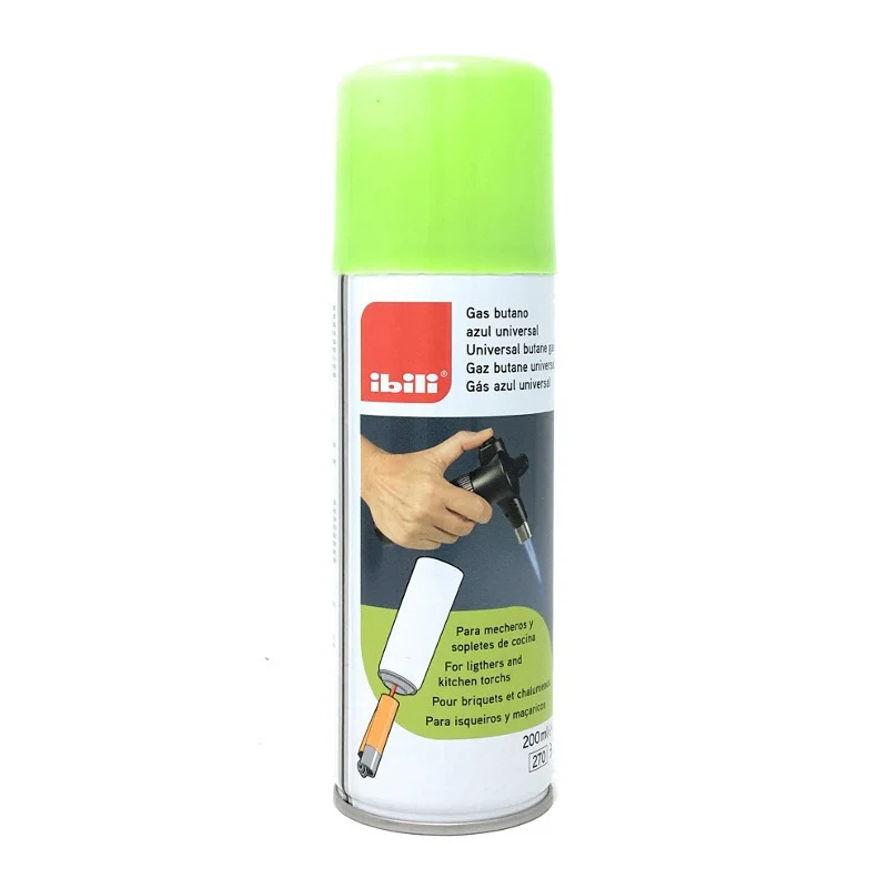 Carga de gas para sopletes de cocina
