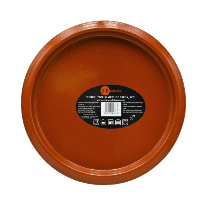 CTB ceramics Cazuela Superplana Teller extra flach 28cm Durchmesser