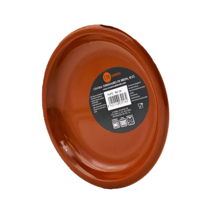 Terrissaires Plato Teller aus Keramik 16,5cm Durchmesser