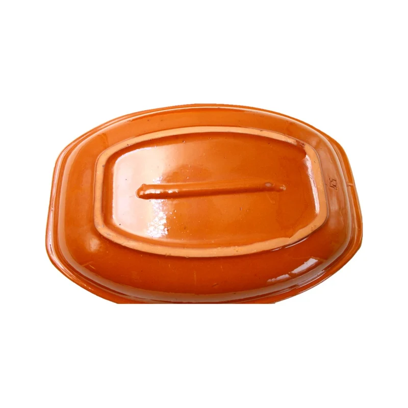 Terrissaires Keramik Servierplatte aus Ton Nr.:2 32,5 cm x 22,5 cm