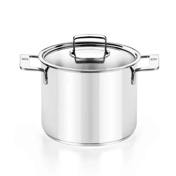 Olla acero inox con tapa sin antiadherente Signature