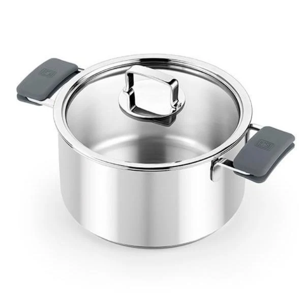 Olla acero inox con tapa sin antiadherente Signature
