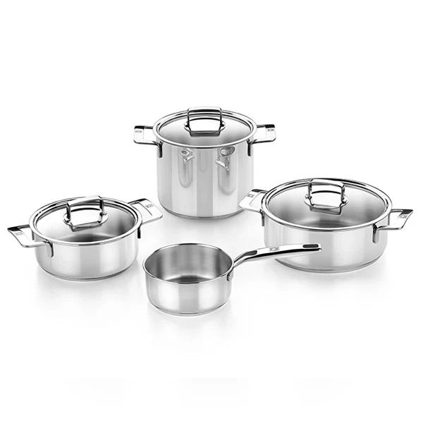 Batería de cocina 7 piezas sin antiadherente Signature