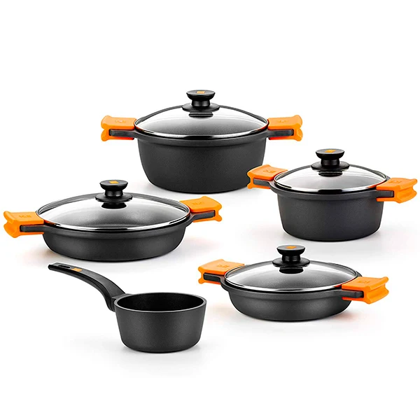 Batería de cocina 9 piezas Efficient